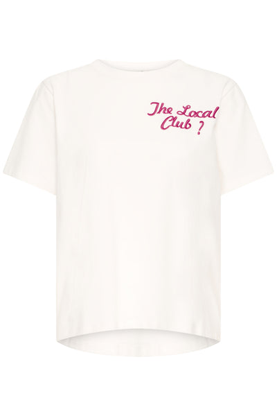 Local Club?  Embroidered Tshirt (White)
