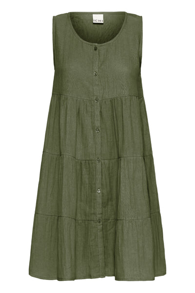 Foxa Cotton Dress (Grape Leaf)
