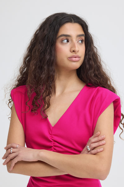 Katine Short Dress (Very Berry)