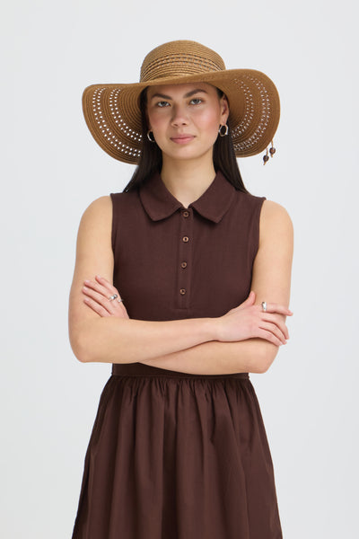 Silvias Straw Hat (Coffee Bean)