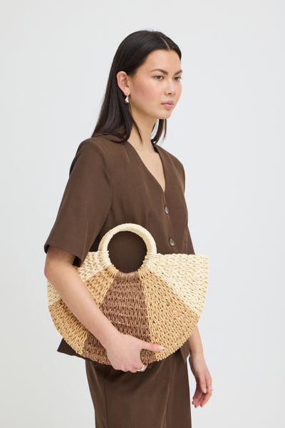 Pial Raffia Purse