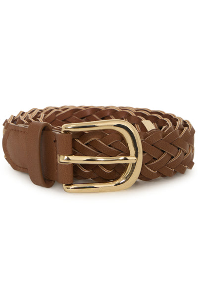 Cristel Braided Belt (Toasted Coconut)