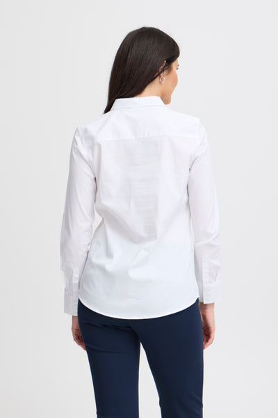 Michelle Button Down Shirt (White)