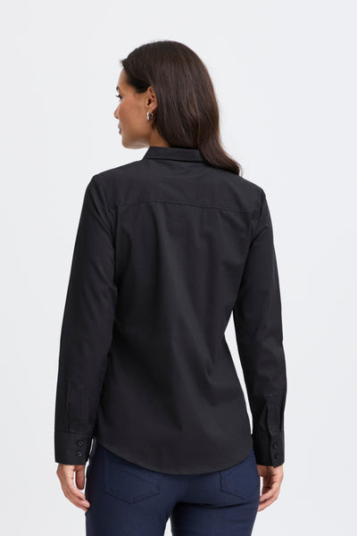 Michelle Button Down Shirt (Black)
