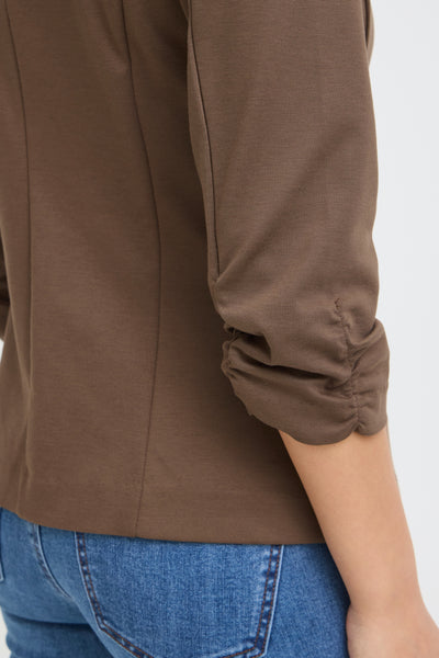 Zarie 3/4 Sleeve Blazer (Rain Drum)