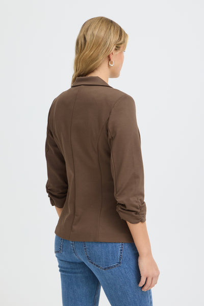 Zarie 3/4 Sleeve Blazer (Rain Drum)