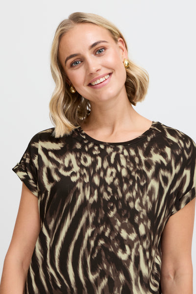 Frankie Tee (Animal Print)