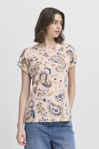 Frankie Tee (Pink Navy AOP)