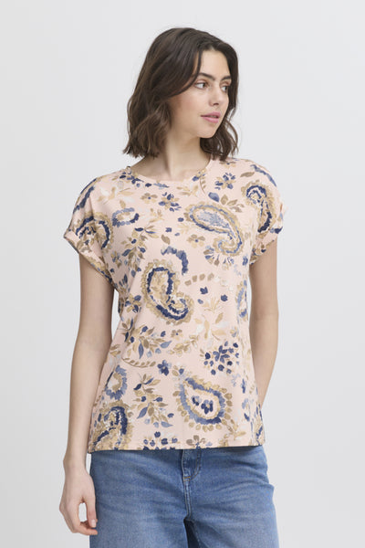 Frankie Tee (Pink Navy AOP)