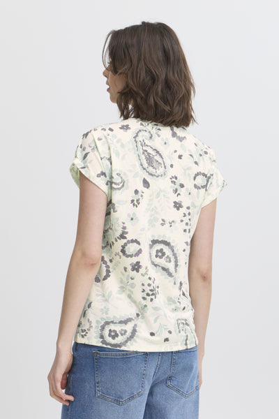 Frankie Tee (Green Floral AOP)