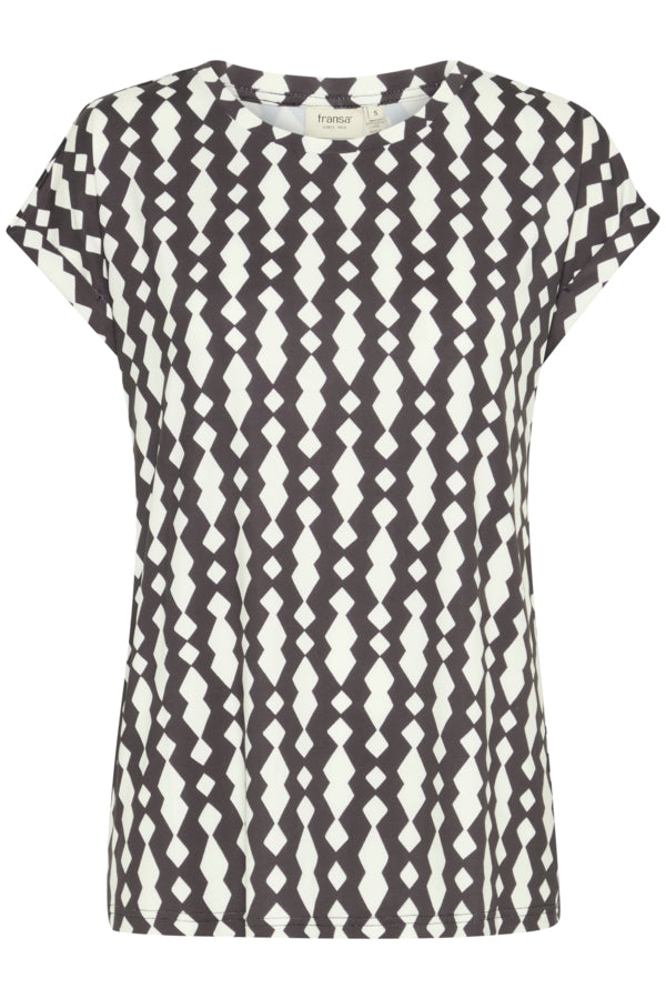 Frankie Tee (Black/White)
