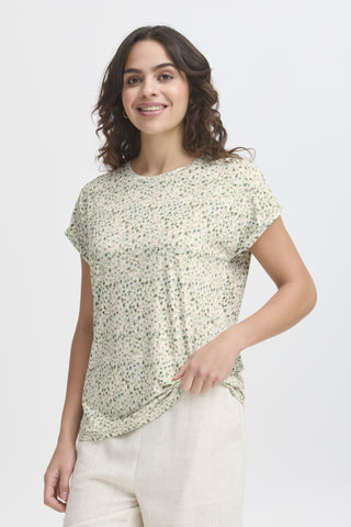 Frankie Tee (Green Floral)