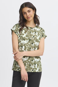 Frankie Tee (Green Floral)