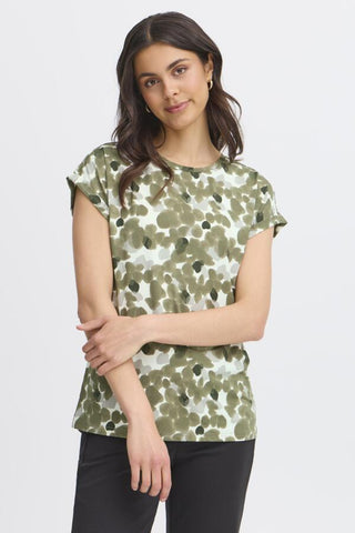 Frankie Tee (Green Floral)