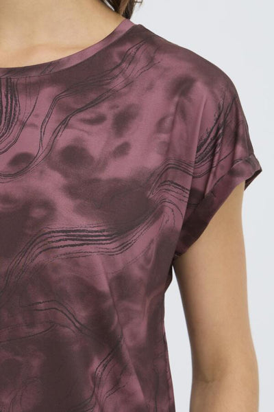 Frankie Tee (Purple Print)