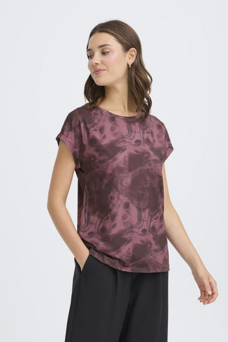 Frankie Tee (Purple Print)