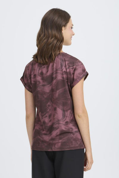 Frankie Tee (Purple Print)