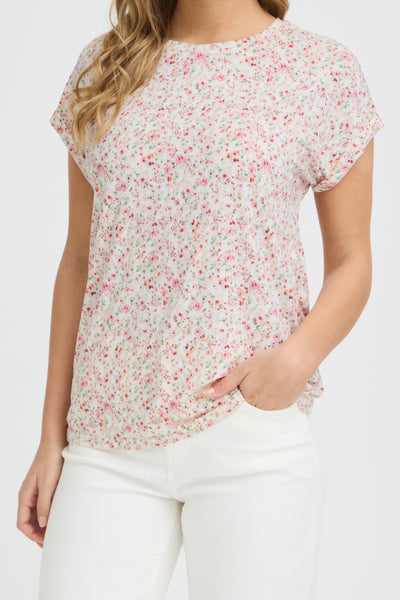Frankie Tee (Pink Boho Flower)