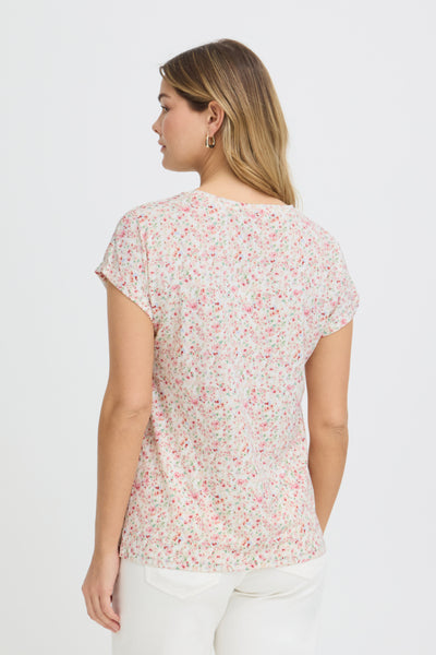 Frankie Tee (Pink Boho Flower)