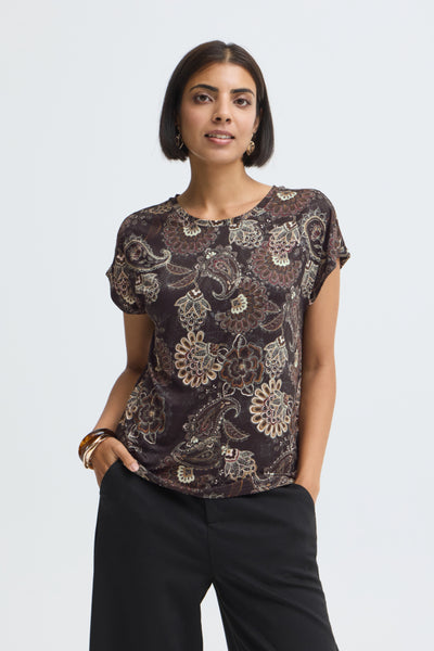 Frankie Tee (Neutral Paisley)