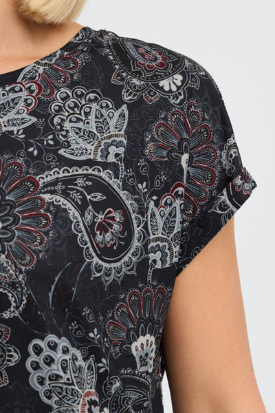 Frankie Tee (Blue Paisley)