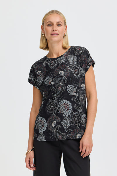 Frankie Tee (Blue Paisley)