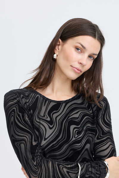 Deta Mesh Top (Swirl)