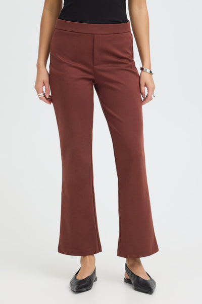 Blaine Crop Pull On Pant (Rum Raisin)
