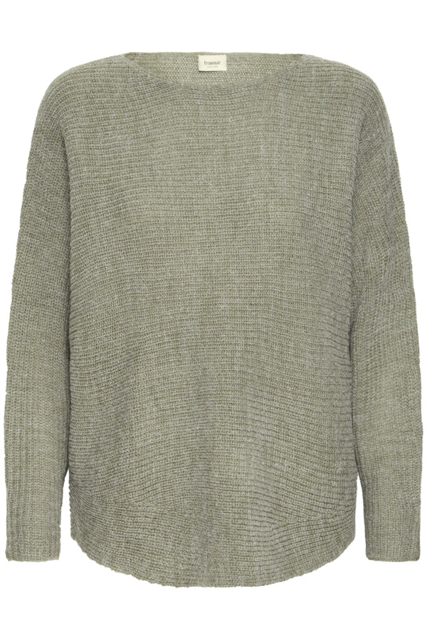 Retta Melange Pullover (Dusty Olive Melange)