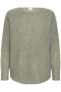 Retta Melange Pullover (Dusty Olive Melange)