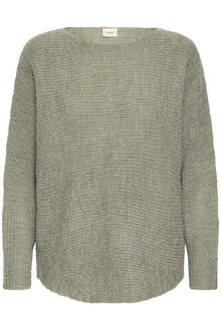 Retta Melange Pullover (Dusty Olive Melange)