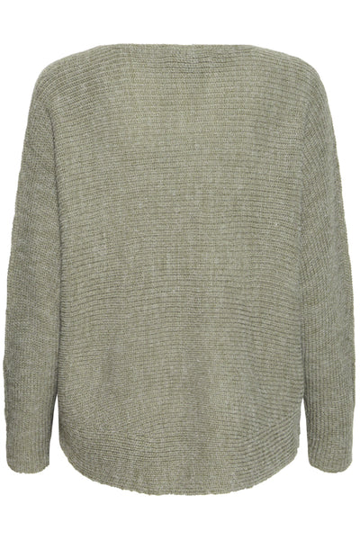 Retta Melange Pullover (Dusty Olive Melange)