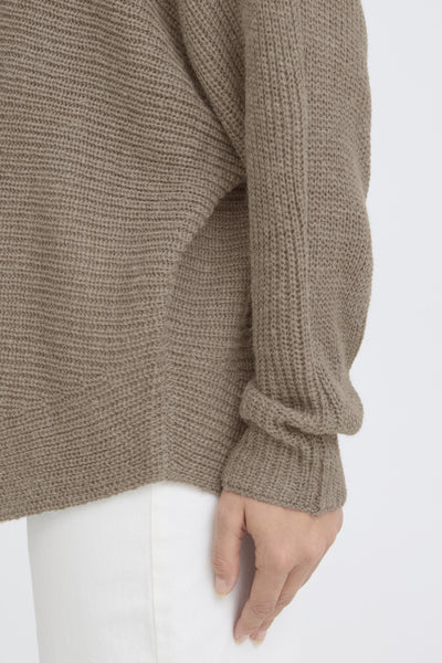 Retta Melange Pullover (Walnut Melange)