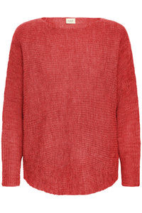 Retta Melange Pullover (Mars Red Melange)