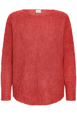 Retta Melange Pullover (Mars Red Melange)
