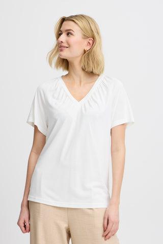 Joselyn Modal Blend Top (Cream)