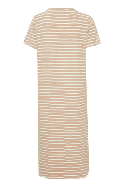 Ivy Striped Maxi Dress (Oxford Tan)