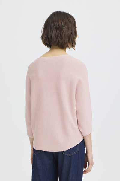 Sinja Cotton Blend Sweater (Lotus Pink)