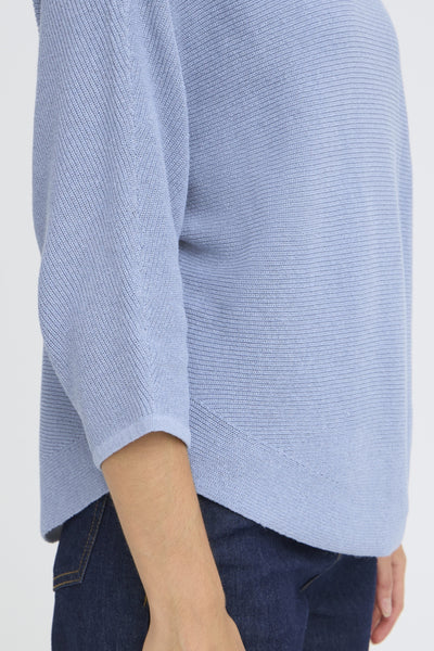 Sinja Cotton Blend Sweater (Della Robbia Blue)