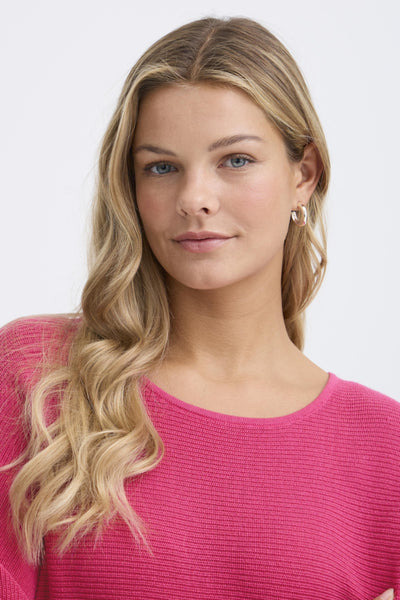 Sinja Cotton Blend Sweater (Very Berry)