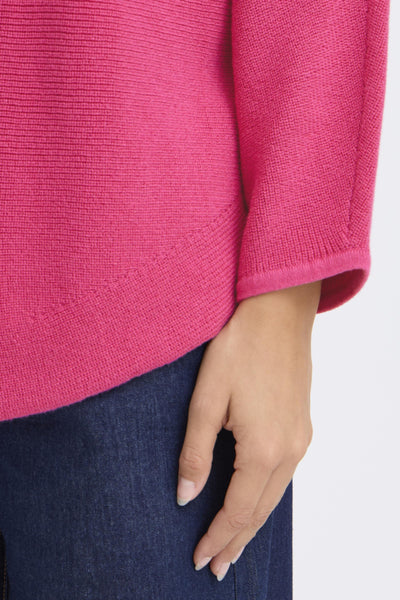 Sinja Cotton Blend Sweater (Very Berry)