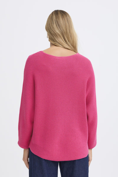 Sinja Cotton Blend Sweater (Very Berry)