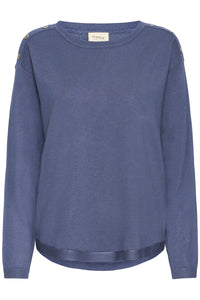 Zuna Button Detail Sweater (Bering Sea)