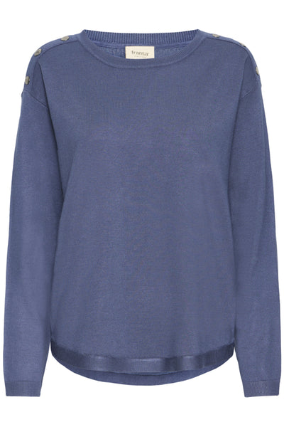 Zuna Button Detail Sweater (Bering Sea)