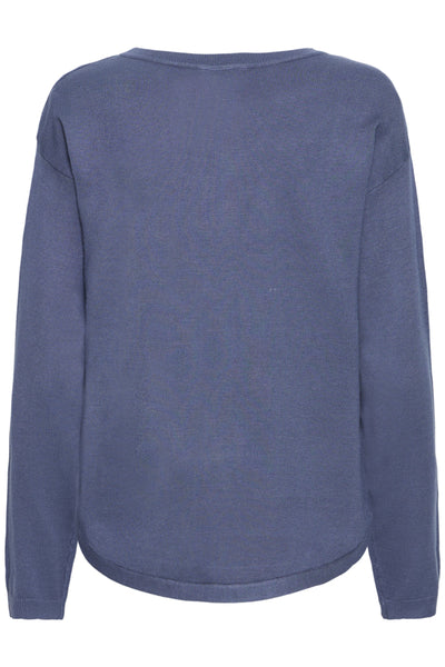 Zuna Button Detail Sweater (Bering Sea)