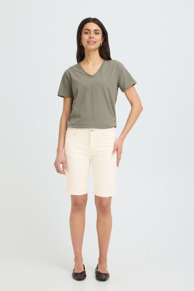 Elli Denim Bermuda Short (Moonbeam)