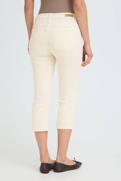 Elli Stretch Denim Capri (Moonbeam)