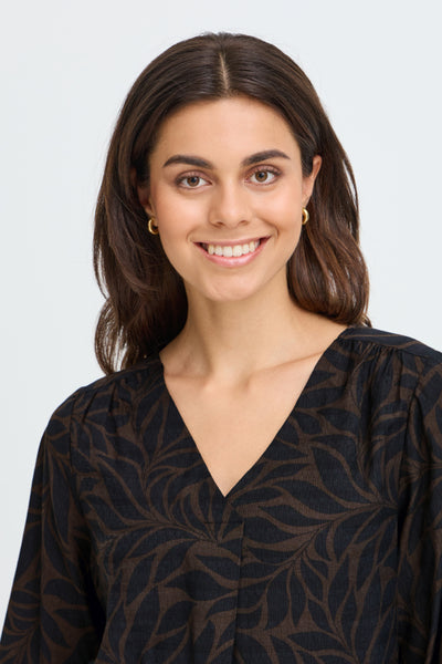 Ariana Blouse (Hot Fudge)