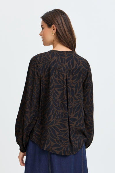 Ariana Blouse (Hot Fudge)