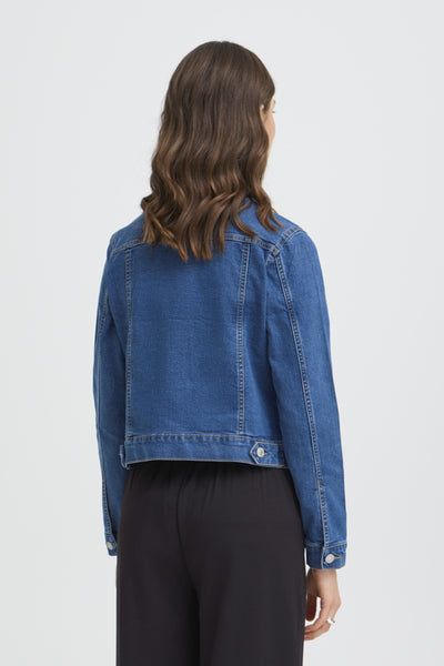 Mina Denim Jacket (Mid Blue)